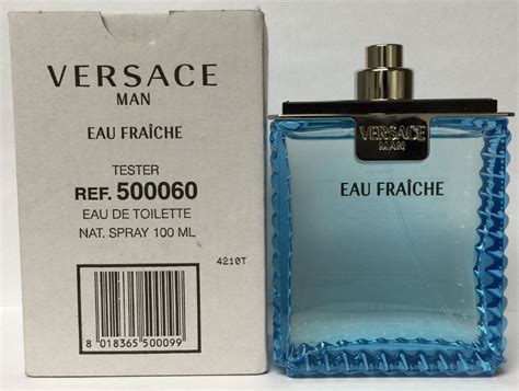 versace man eau fraiche edt 100ml tester|Versace man eau fraiche set.